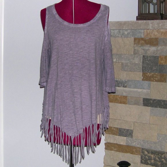 Umgee Tie-Neck Ruffle Halter Boho Top main image 1